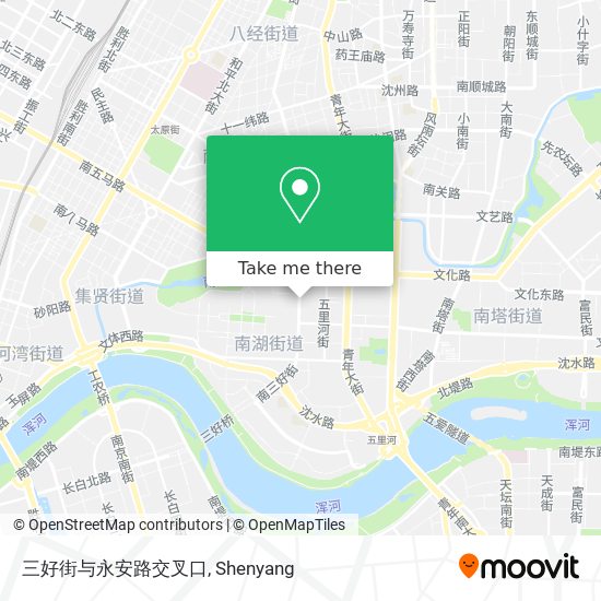 三好街与永安路交叉口 map