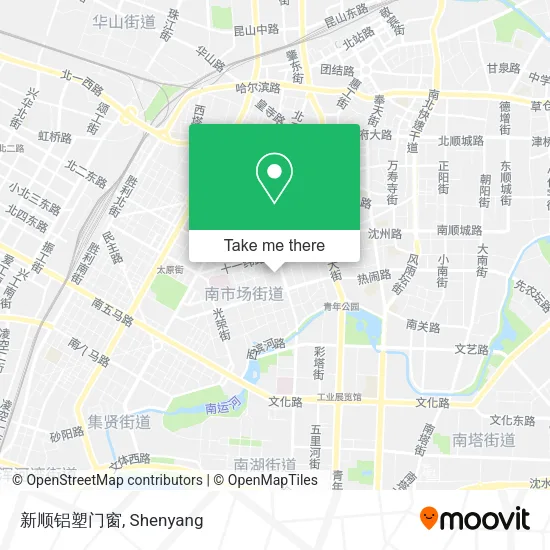 新顺铝塑门窗 map