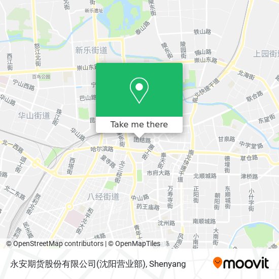 永安期货股份有限公司(沈阳营业部) map