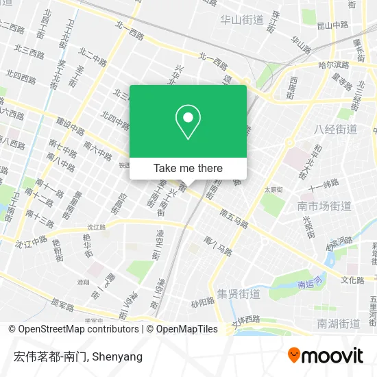 宏伟茗都-南门 map