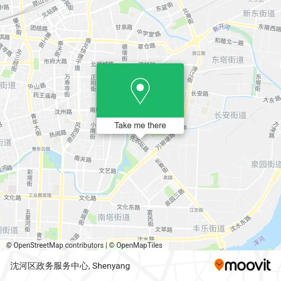 沈河区政务服务中心 map