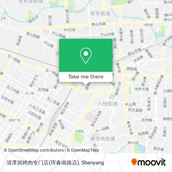 清潭洞烤肉专门店(珲春南路店) map