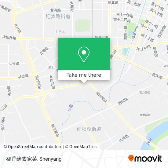 福香缘农家菜 map