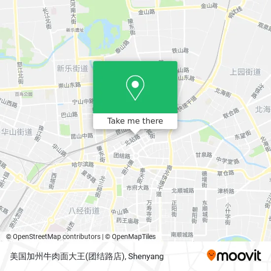 美国加州牛肉面大王(团结路店) map