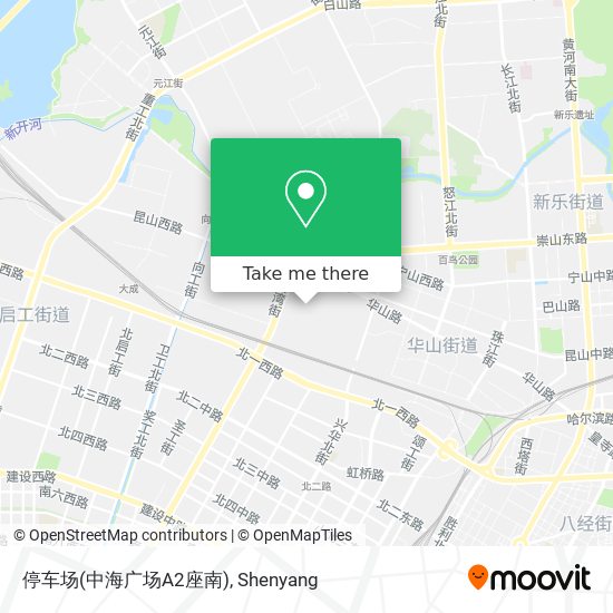 停车场(中海广场A2座南) map