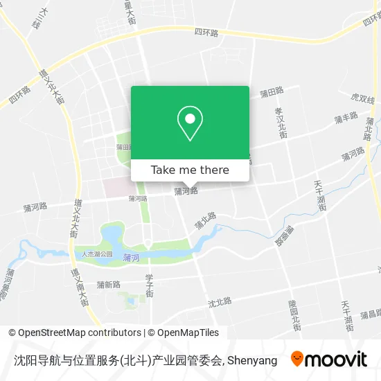沈阳导航与位置服务(北斗)产业园管委会 map