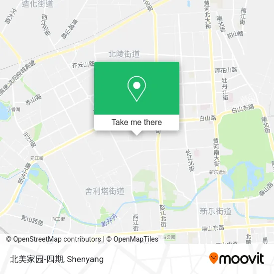 北美家园-四期 map