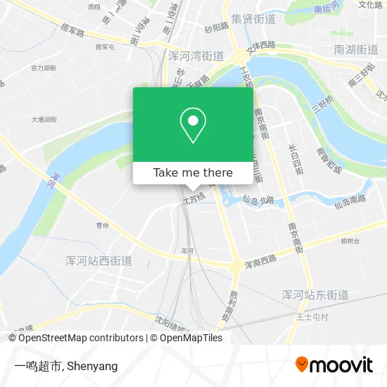 一鸣超市 map
