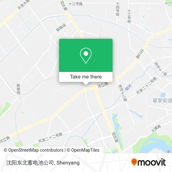 沈阳东北蓄电池公司 map