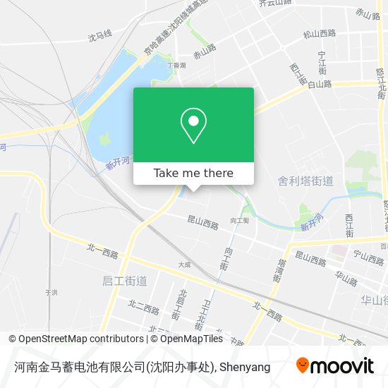 河南金马蓄电池有限公司(沈阳办事处) map