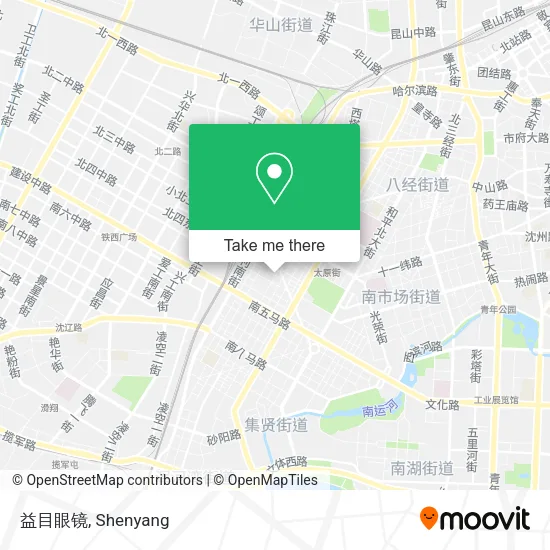 益目眼镜 map