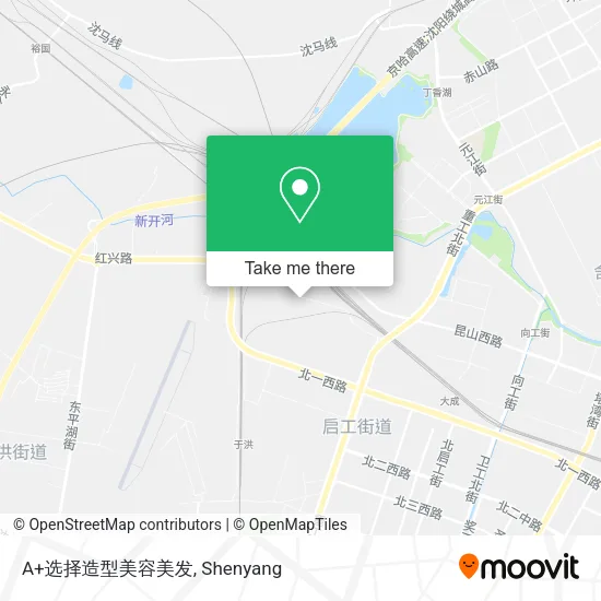 A+选择造型美容美发 map