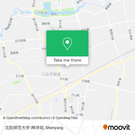 沈阳师范大学-网球馆 map