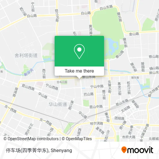 停车场(四季菁华东) map