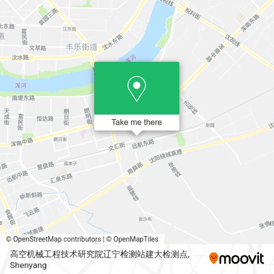 高空机械工程技术研究院辽宁检测站建大检测点 map