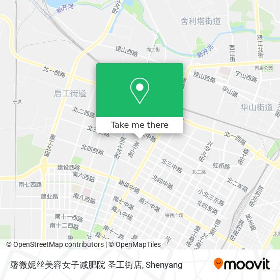 馨微妮丝美容女子减肥院  圣工街店 map