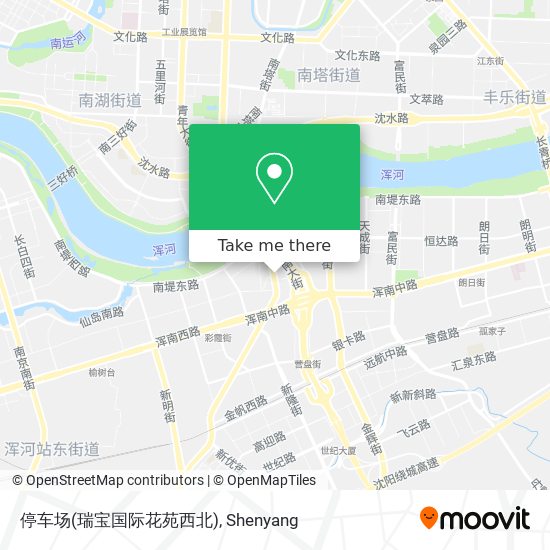 停车场(瑞宝国际花苑西北) map