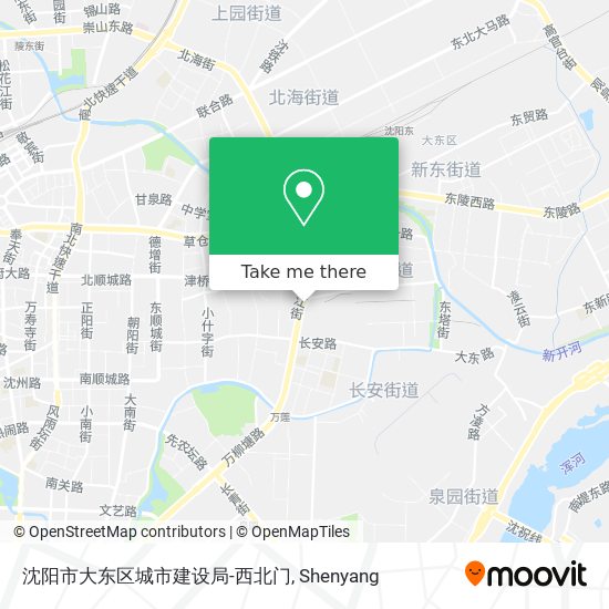 沈阳市大东区城市建设局-西北门 map