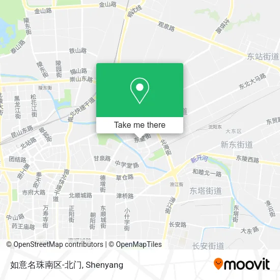 如意名珠南区-北门 map