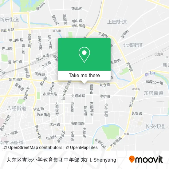 大东区杏坛小学教育集团中年部-东门 map