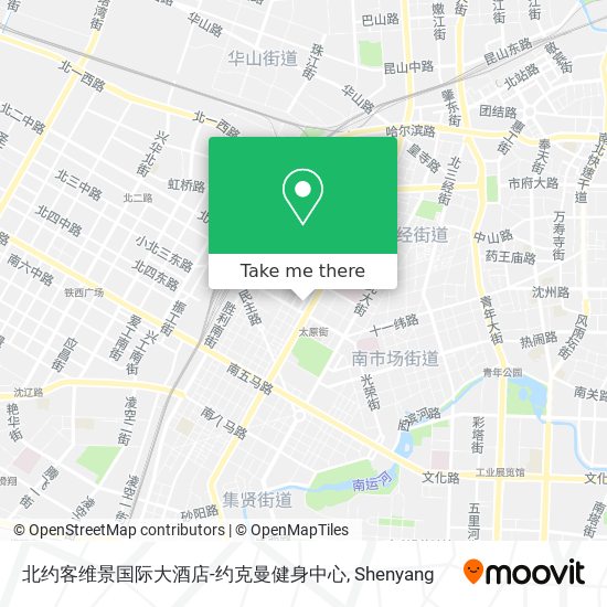 北约客维景国际大酒店-约克曼健身中心 map