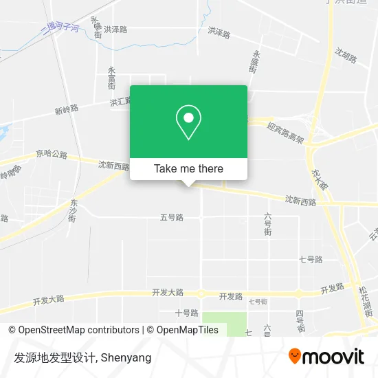 发源地发型设计 map