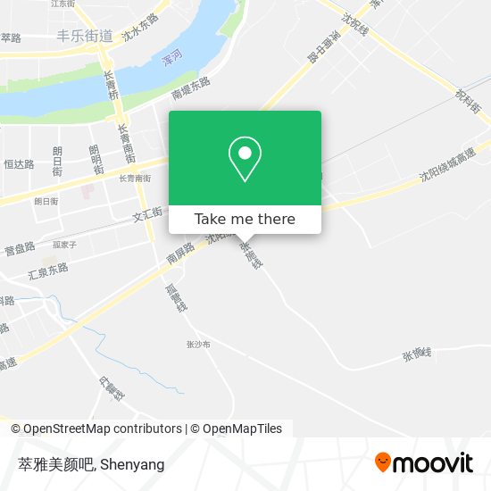 萃雅美颜吧 map