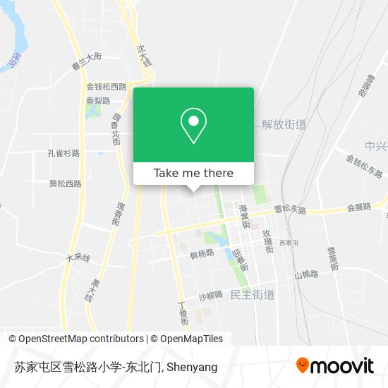 苏家屯区雪松路小学-东北门 map