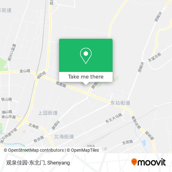 观泉佳园-东北门 map