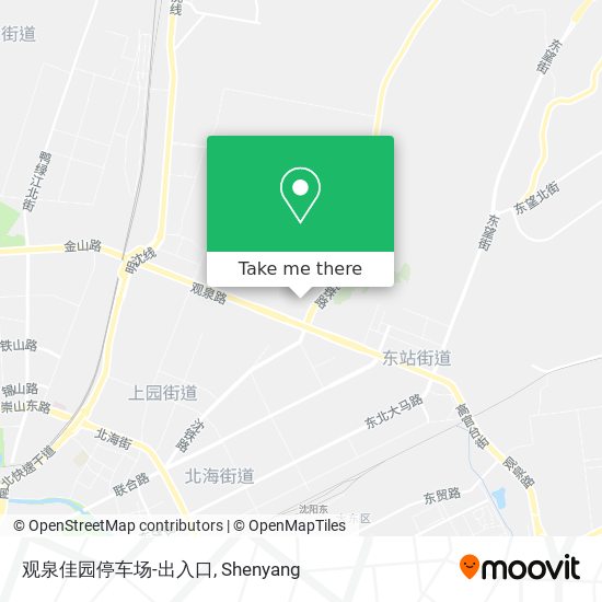 观泉佳园停车场-出入口 map