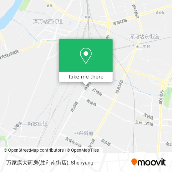 万家康大药房(胜利南街店) map