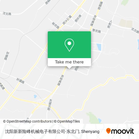 沈阳新新险峰机械电子有限公司-东北门 map