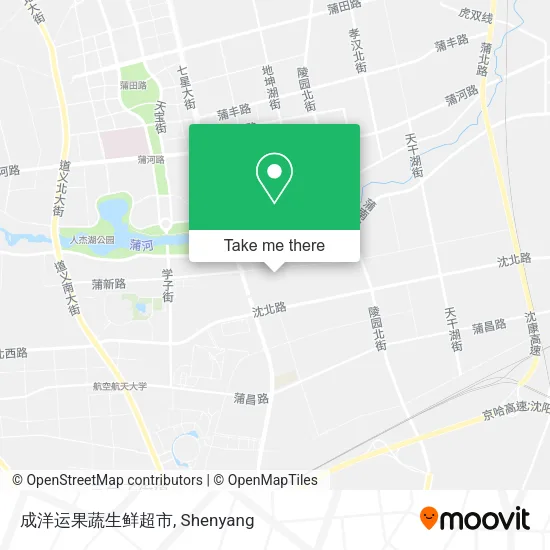 成洋运果蔬生鲜超市 map