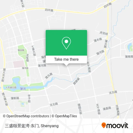 三盛颐景蓝湾-东门 map