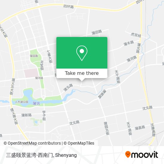三盛颐景蓝湾-西南门 map