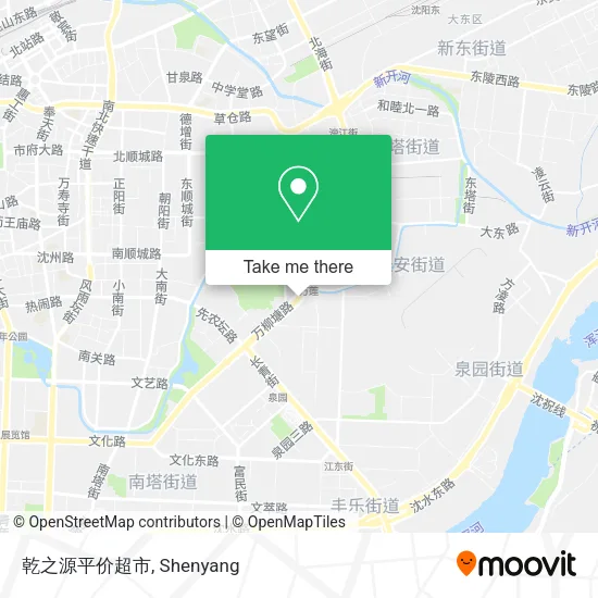乾之源平价超市 map
