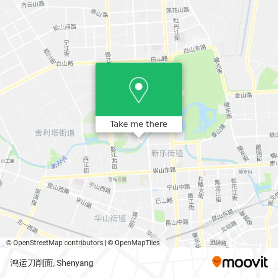 鸿运刀削面 map
