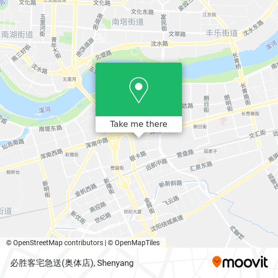 必胜客宅急送(奥体店) map