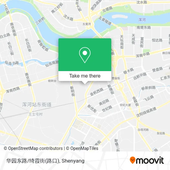 华园东路/绮霞街(路口) map