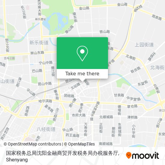 国家税务总局沈阳金融商贸开发税务局办税服务厅 map