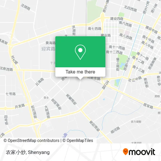 农家小炒 map