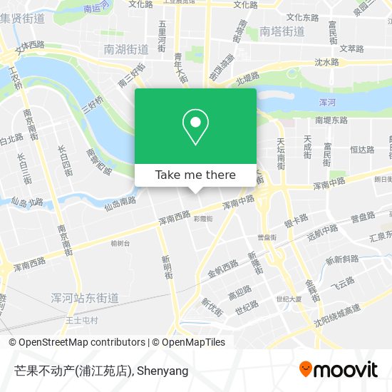芒果不动产(浦江苑店) map