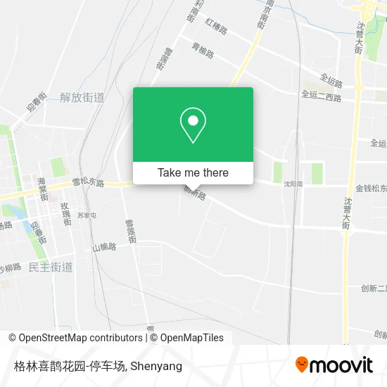 格林喜鹊花园-停车场 map