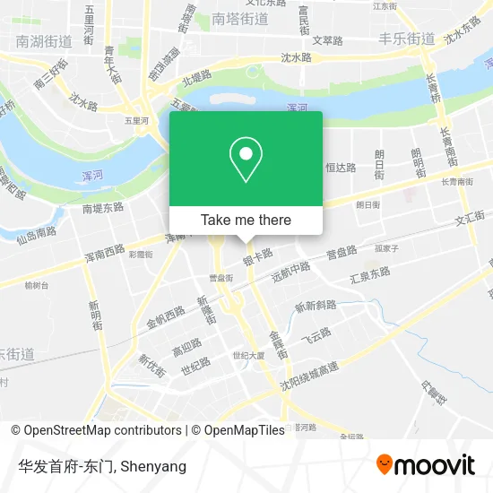 华发首府-东门 map