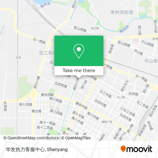 华发热力客服中心 map
