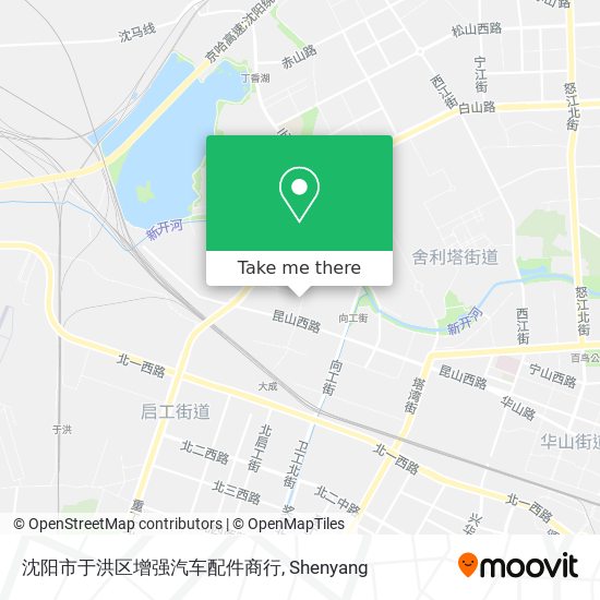 沈阳市于洪区增强汽车配件商行 map