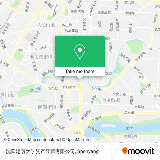 沈阳建筑大学资产经营有限公司 map