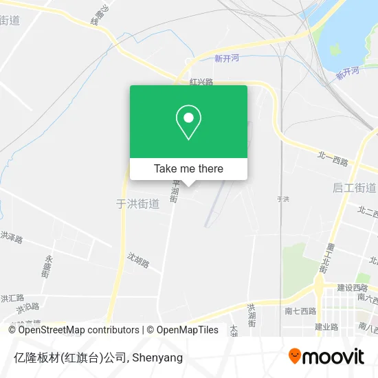 亿隆板材(红旗台)公司 map