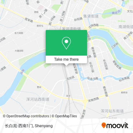长白苑-西南1门 map