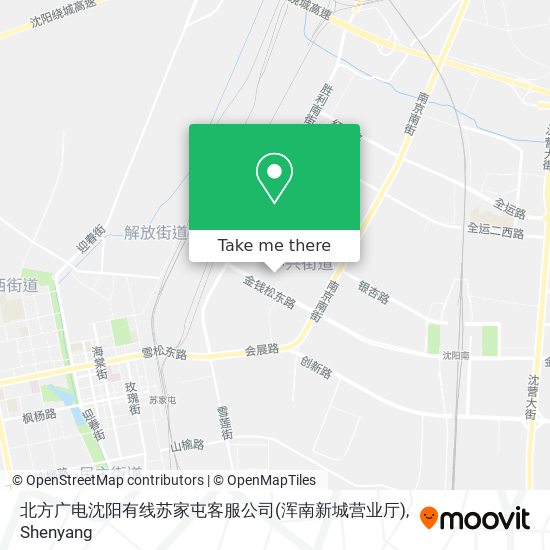 北方广电沈阳有线苏家屯客服公司(浑南新城营业厅) map
